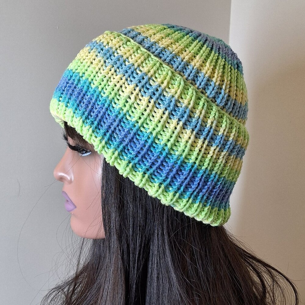 Handmade Multicolor Soft Hat Beanie
